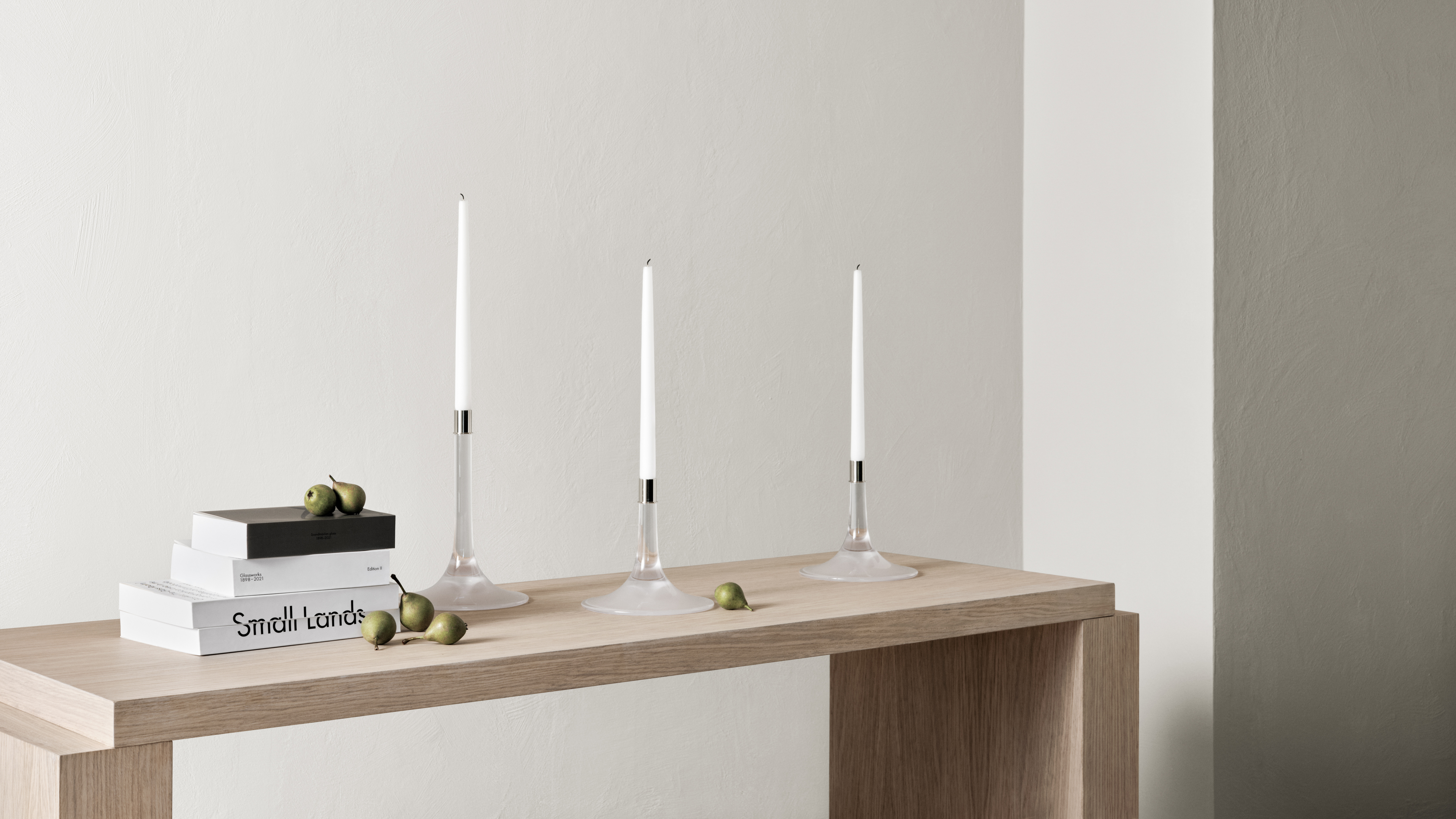 Anne Nilsson | Cirrus candlesticks. A heavy piece with a big foot
